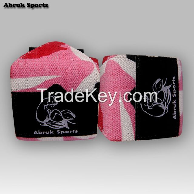 Wrist wraps made of cotton elastic custom colour