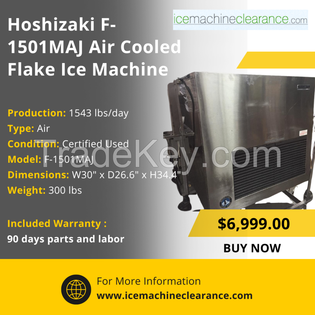 Hoshizaki F-1501MAJ Air Cooled Flake Ice Machine 