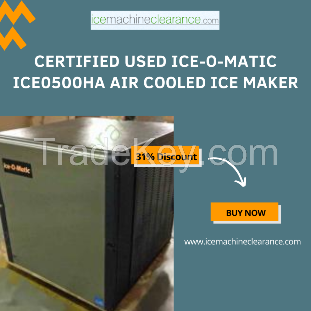 Certified Used Ice-O-Matic ICE0500HA Air Cooled Ice Maker