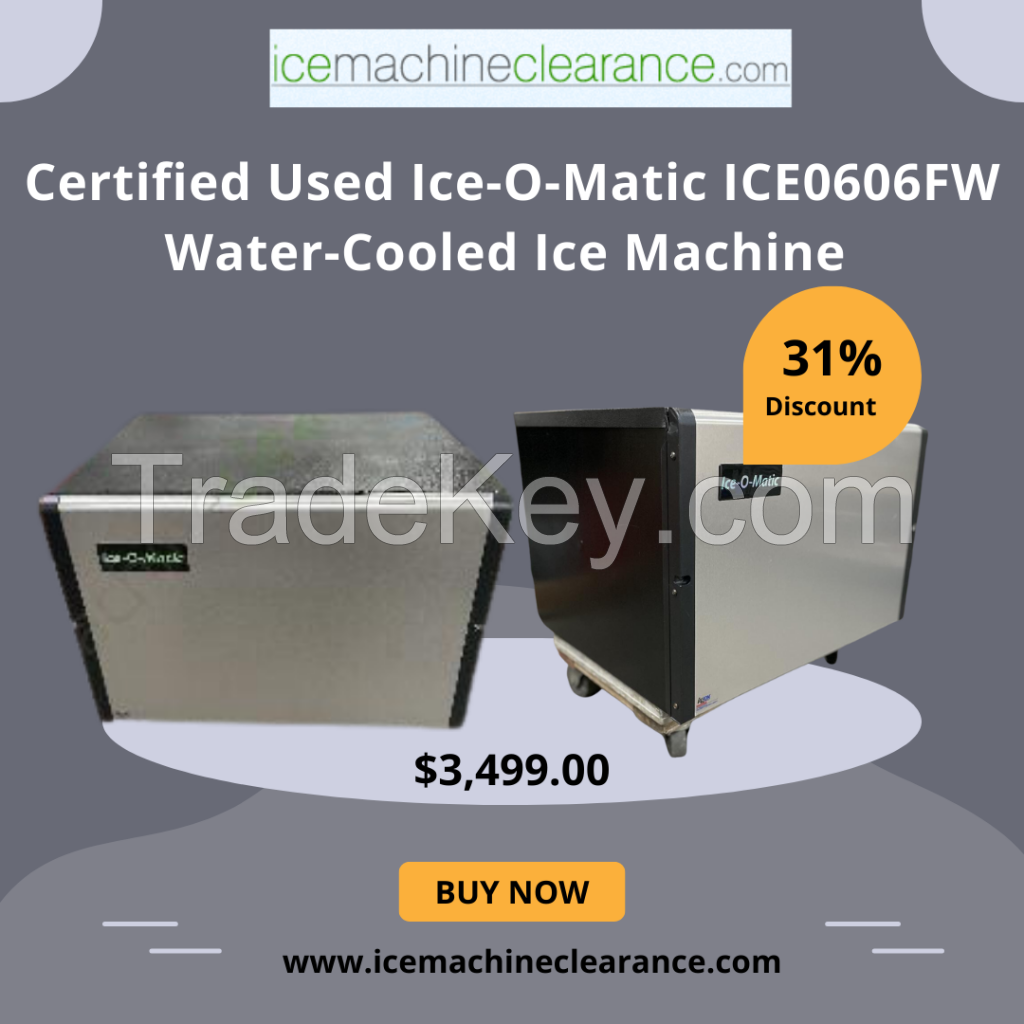 Certified Used Ice-O-Matic ICE0606FW Water-Cooled Ice Machine