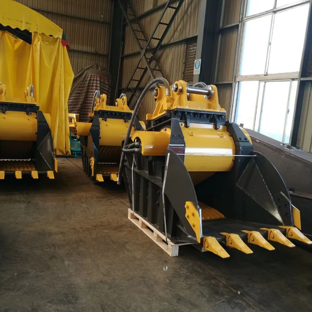 Construction machinery parts excavator bucket crusher