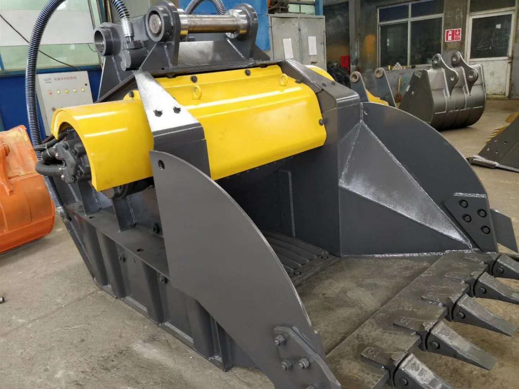 Construction machinery parts excavator bucket crusher