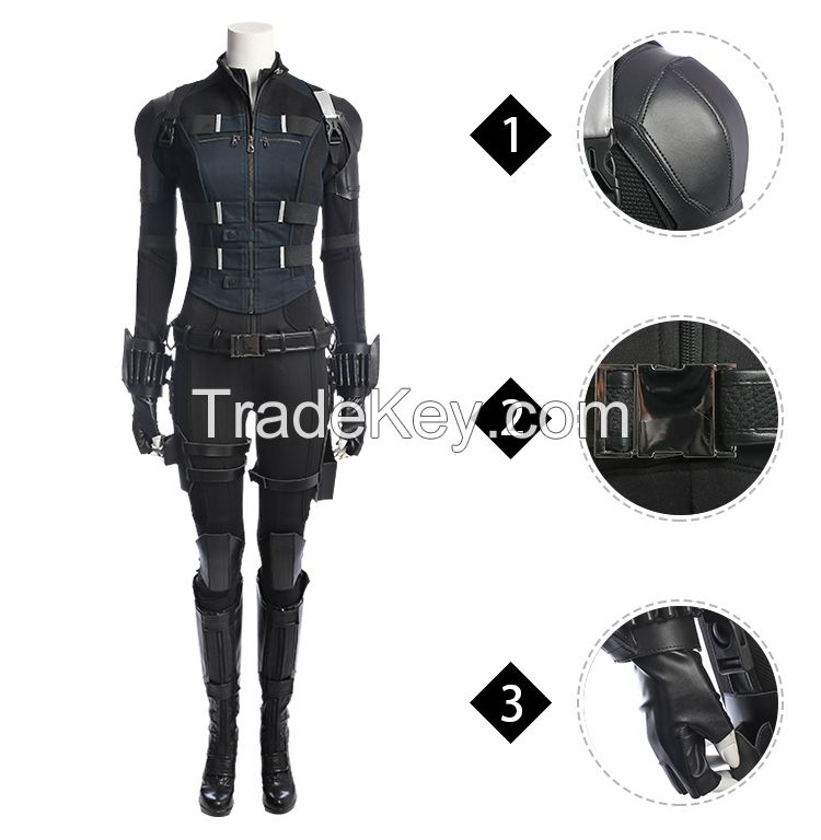 Infinity War Black Window Natasha Romanoff cosplay costume