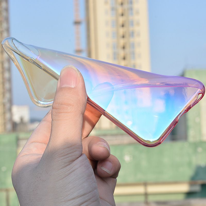 Clear TPU Case Gradient Phone Case for iPhone