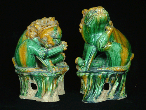 The Tri-Color Glazed Lion