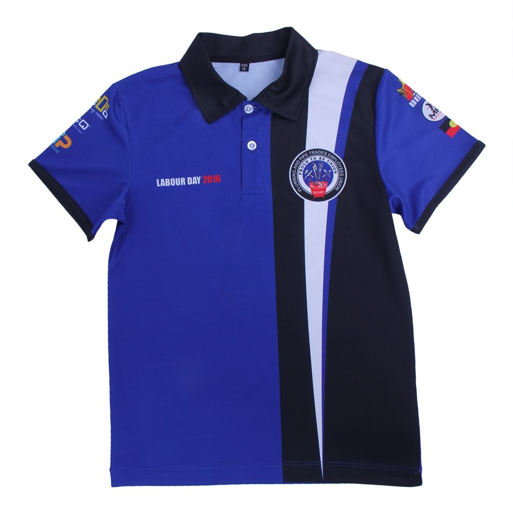 Wholesale custom sublimated polo T shirt