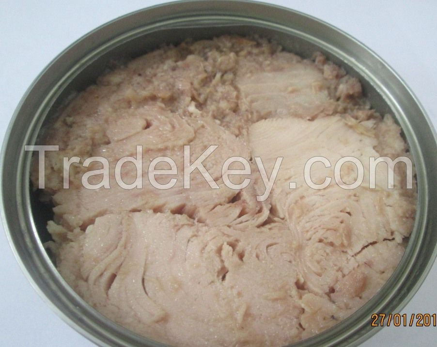 CANNED SKIP JACK TUNA IN SUN FLOWER OIL