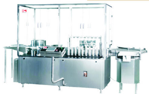 High Speed Vial Liquid Filling & Plugging Machine