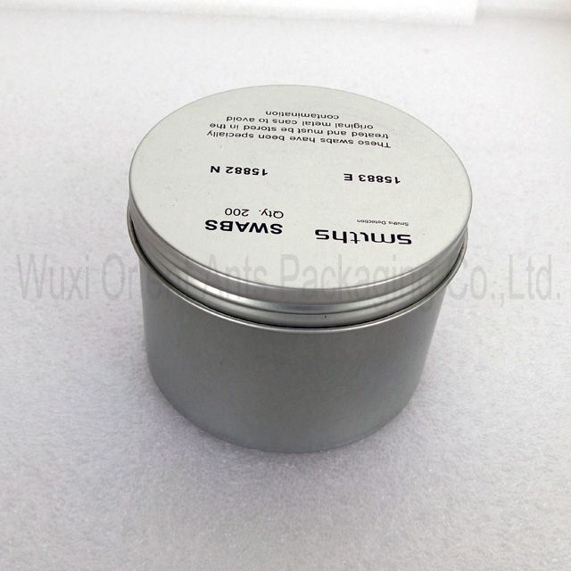 Round Tin With Screw Lid