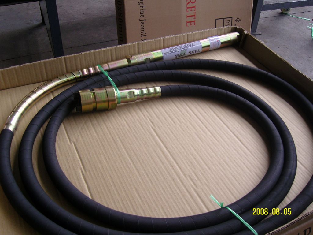 Concrete Vibrator Shaft 38*6m with Dynapc coupling