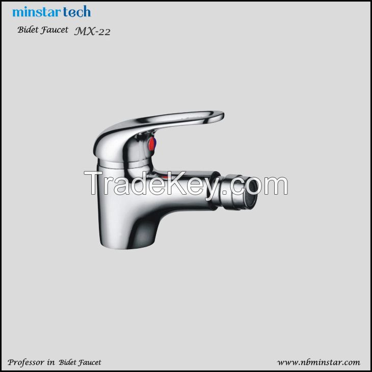 Easy useage brass body stainless steel handle anti-leakage bathroom decor bidet faucet