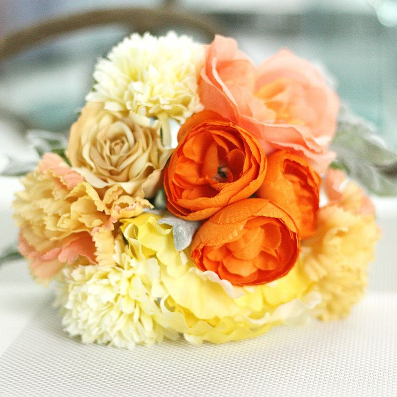 artificial flower bouquet bridal bouquet wedding party decoration flower