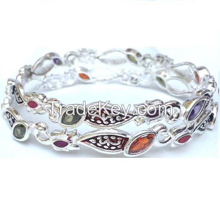 92.50 sterling silver bangle set