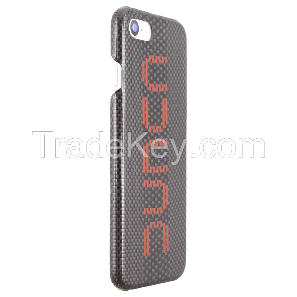 iPhone 7/8 Jacquard Dunca Logo REAL Carbon fiber case, Shockproof