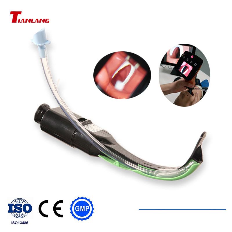 Handheld Optical Video Laryngoscope With 2.4 Camera