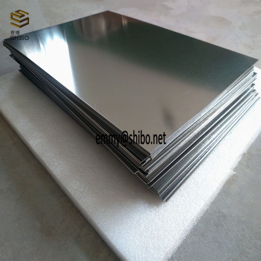 99.95% Tungsten Plate, Manufacture Tungsten Sheet/Plate