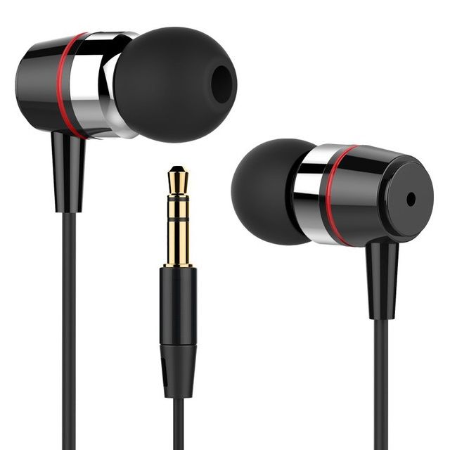 Earphone in-ear earphone super clear metal noise isolating.