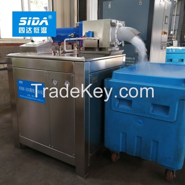 Sida brand dry ice cleaning machine with safe self-lock blasting gun