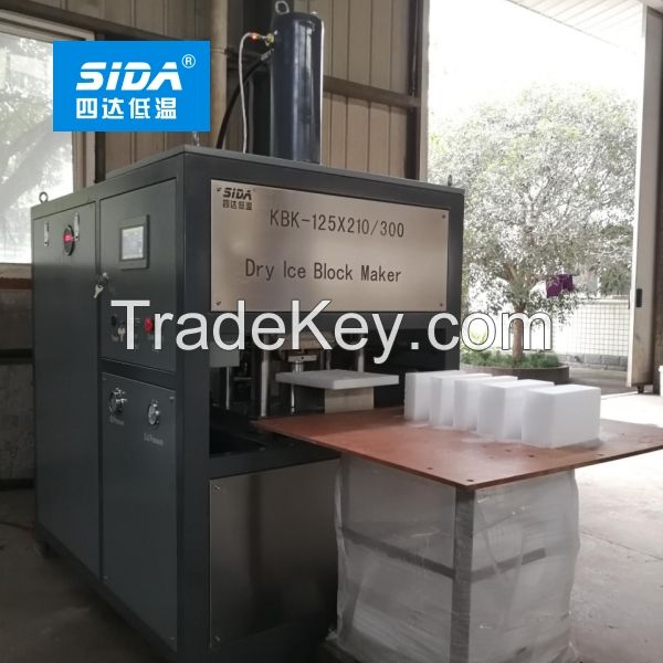 Sida brand dry ice pellet block production machine 500-1000kg/h