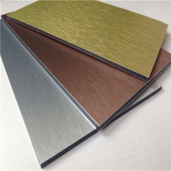 1220X2440X3mm Silver Brushed ACP for Sign Board Panel Display Panel ACP