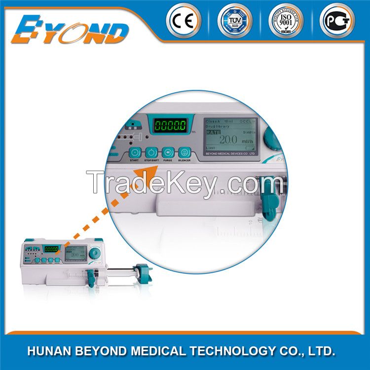 Portable Medical syringe pump for hospital with CE, ISO BYZ-810D