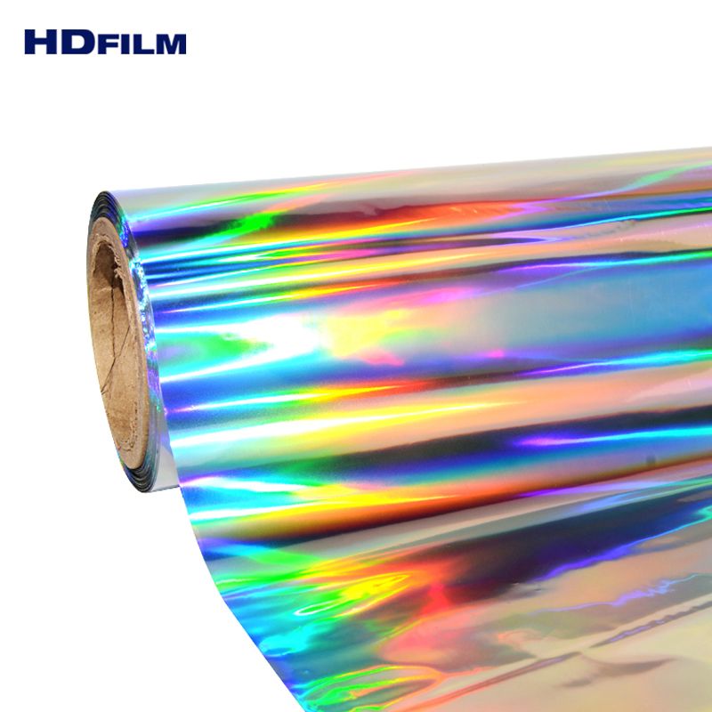 PET holographic metallized film for lamination