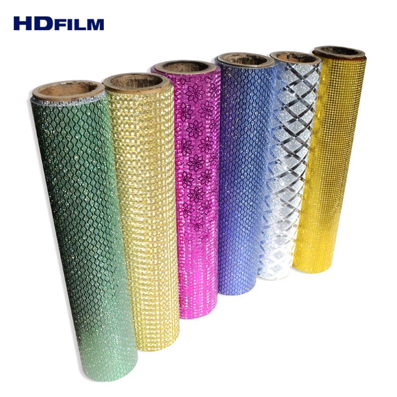 Colorful glitter film sparkle film for lamination and gift wrapping from China