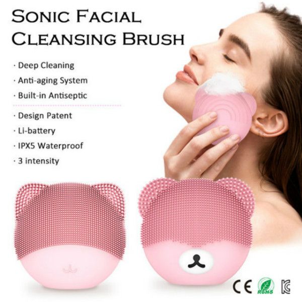 Silicon Sonic Face Cleansing Brush 