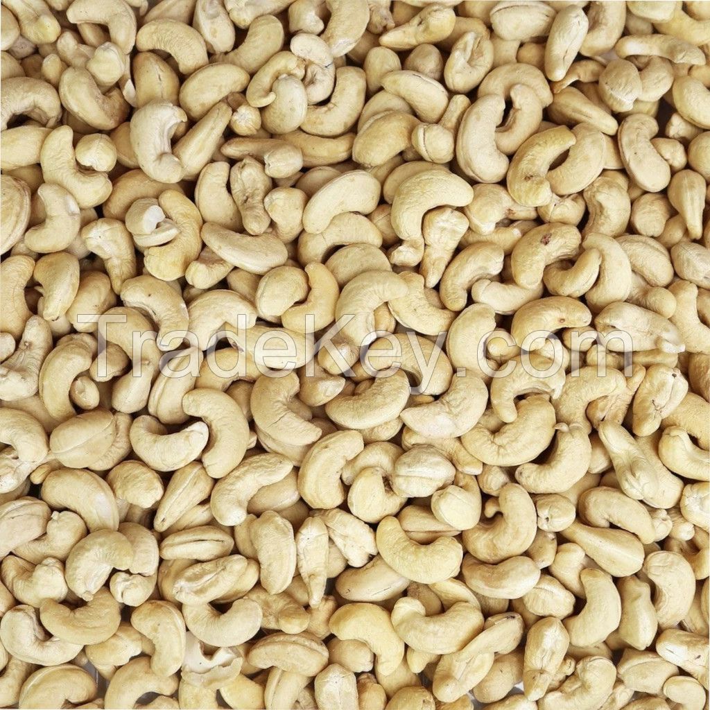 EXPORTED PREMIUM ORGANIC CASHEW KERNEL WW180 WITH HACCP, ISO, BRC AND USDA CERFICATIONS