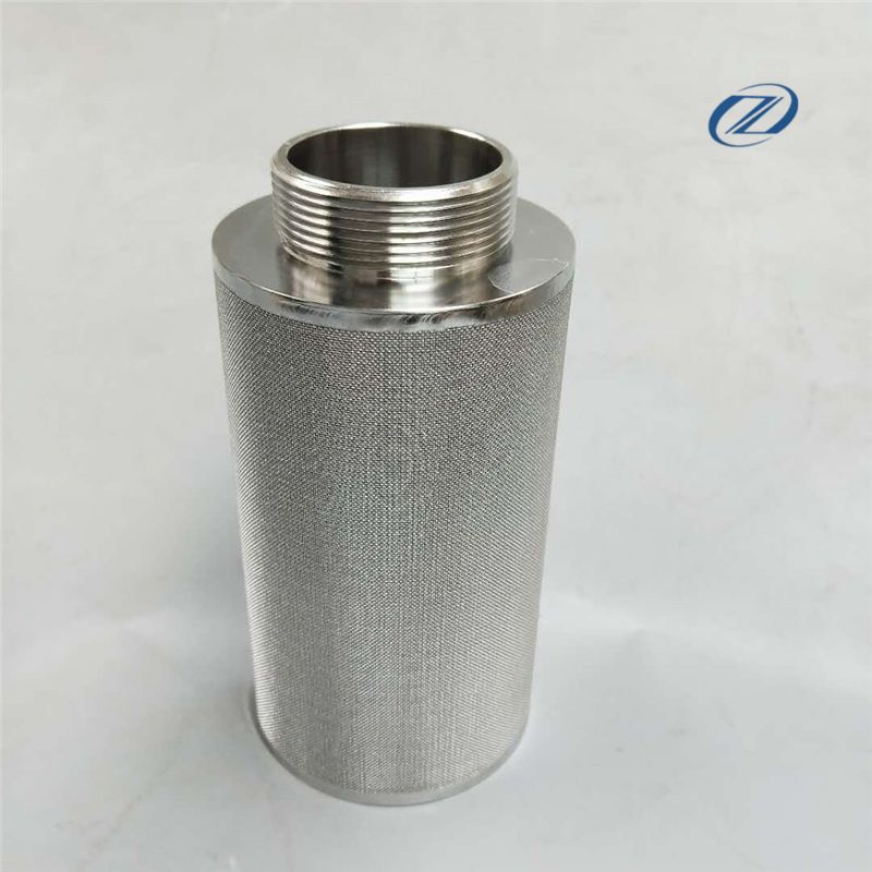 Stainless steel sintered filter core