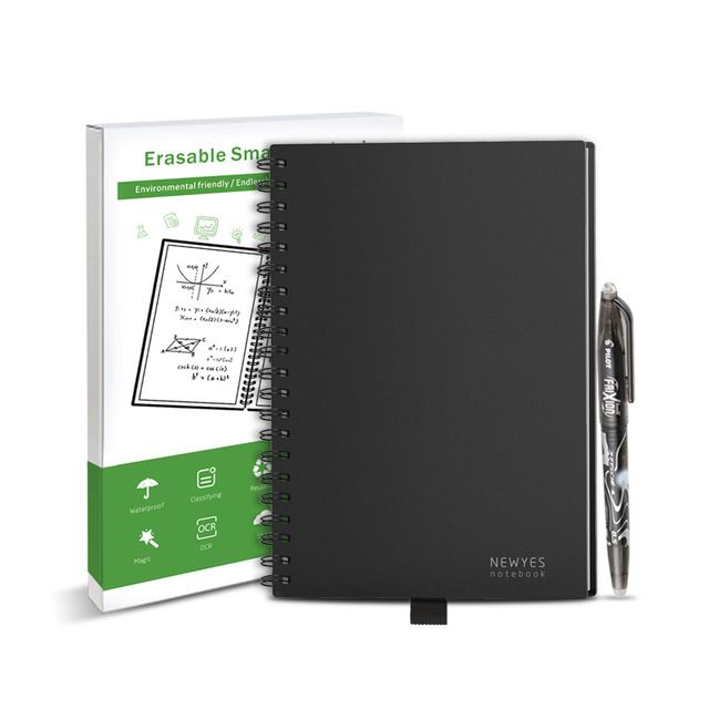 A5/B5 size Smart Erasable Diary Notebook with pen Reusable over 500 times