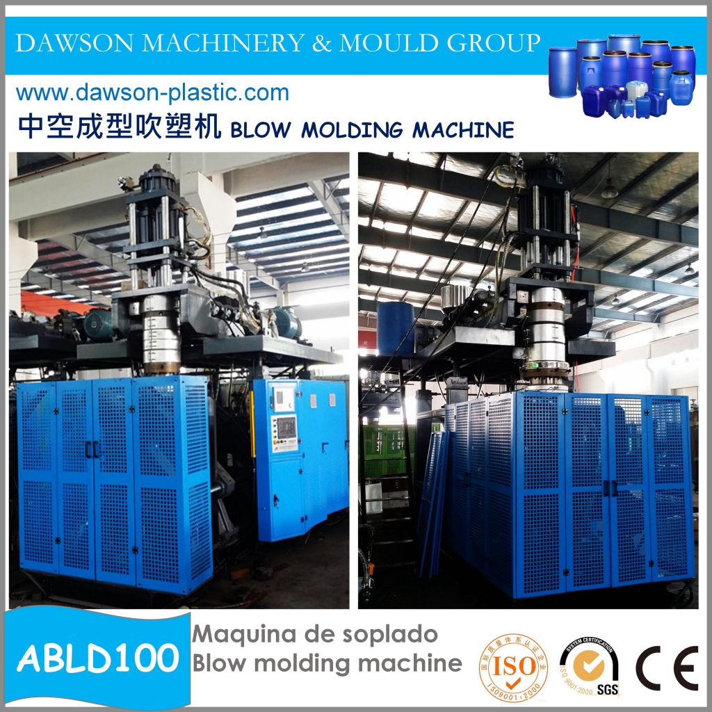 Accumulation Type Blow Moulding Machine with Servo Motor for 120L Drums 