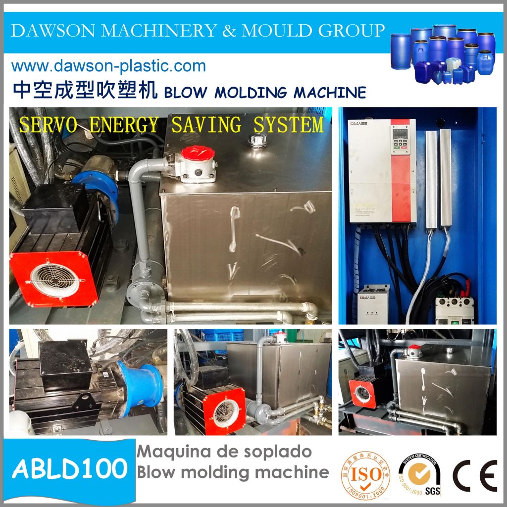 Accumulation Type Blow Moulding Machine with Servo Motor for 120L Drums 