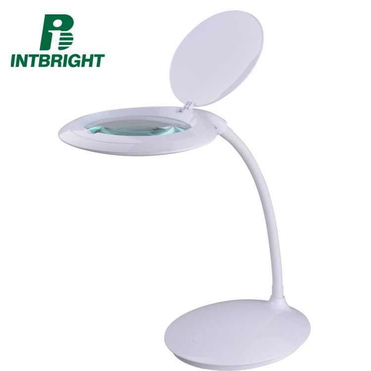 High quality 9101LED table magnifying lamp illuminated magnifier lamp for facial beauty dental