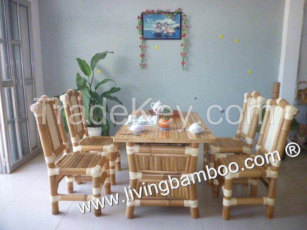 HANOI BAMBOO TABLE SET