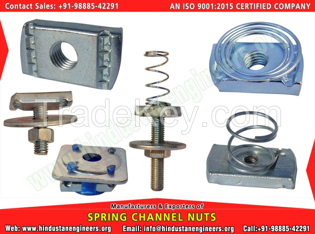 Spring Channel Nuts Manufacture Expoter in india