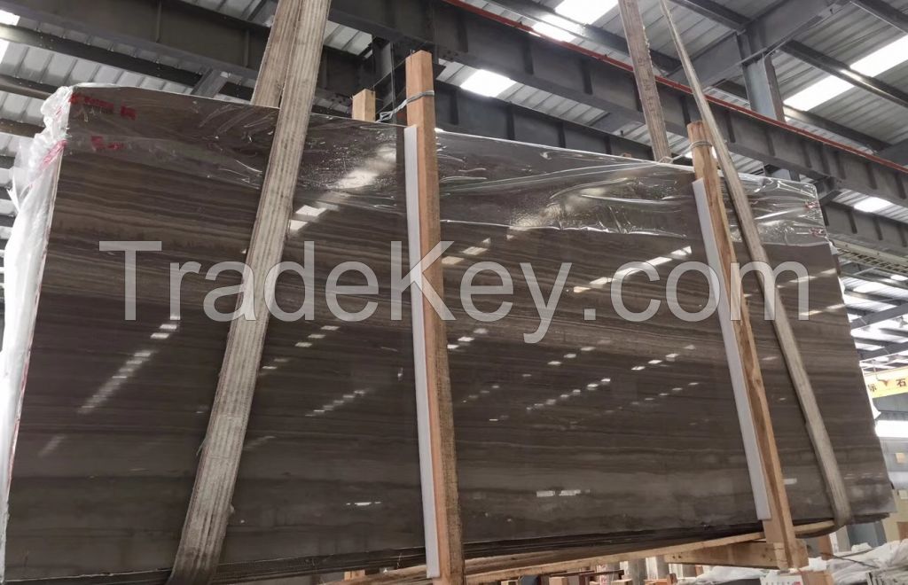 New Eramosa Brown Coffee Wood Grain Marble, Brown Serpeggiante Eramosa Marble slabs Tiles