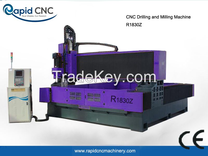 CNC drilling and milling machine