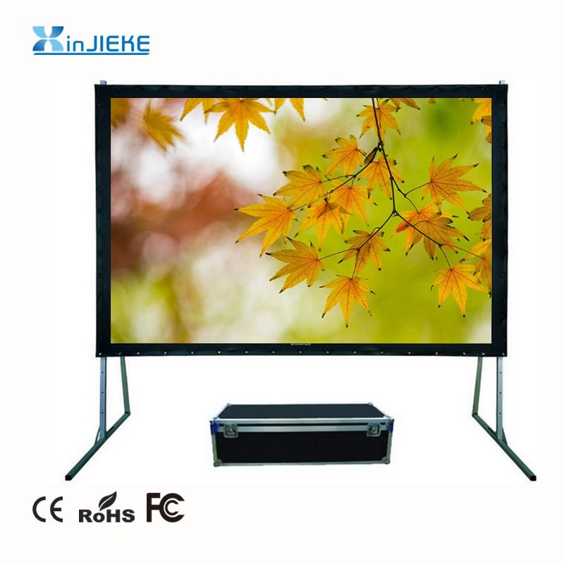 Fast Fold Projection Screen, Foldable Projector Screen for Home Theater, Movie