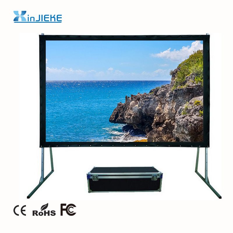 Fast Fold Projection Screen, Foldable Projector Screen for Home Theater, Movie