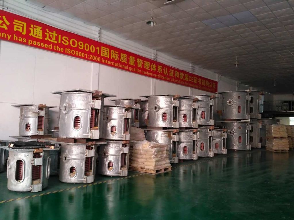 China Manufacture Stainless Steel Scrap Metal Iron Copper Industrial Electric Induction Melting Furnace Price