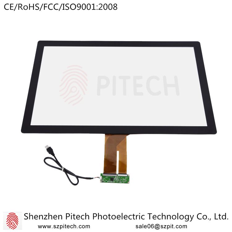 Commercial Display USB Interface 27 inches Capacitive Multi Touch Screen Panel