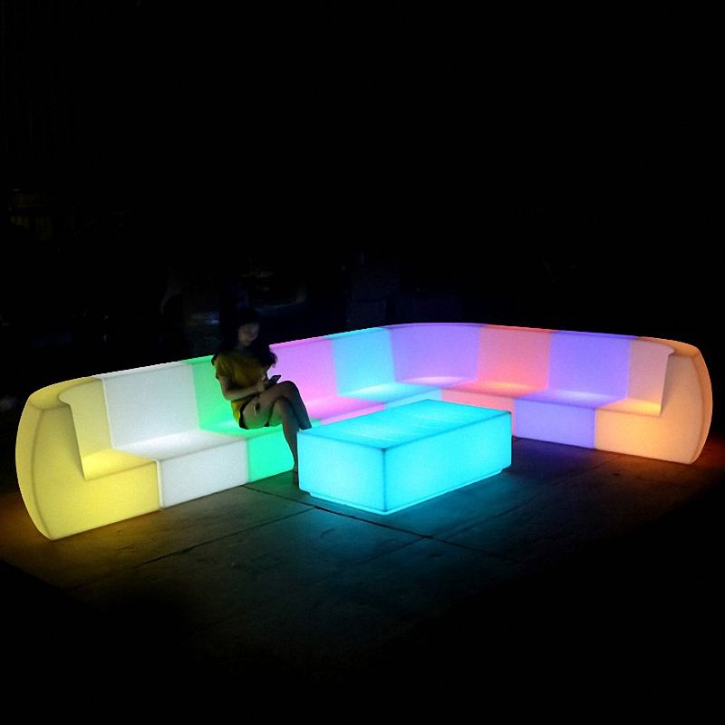 plastic rotomolidng LED Light bar table led furniture led table led