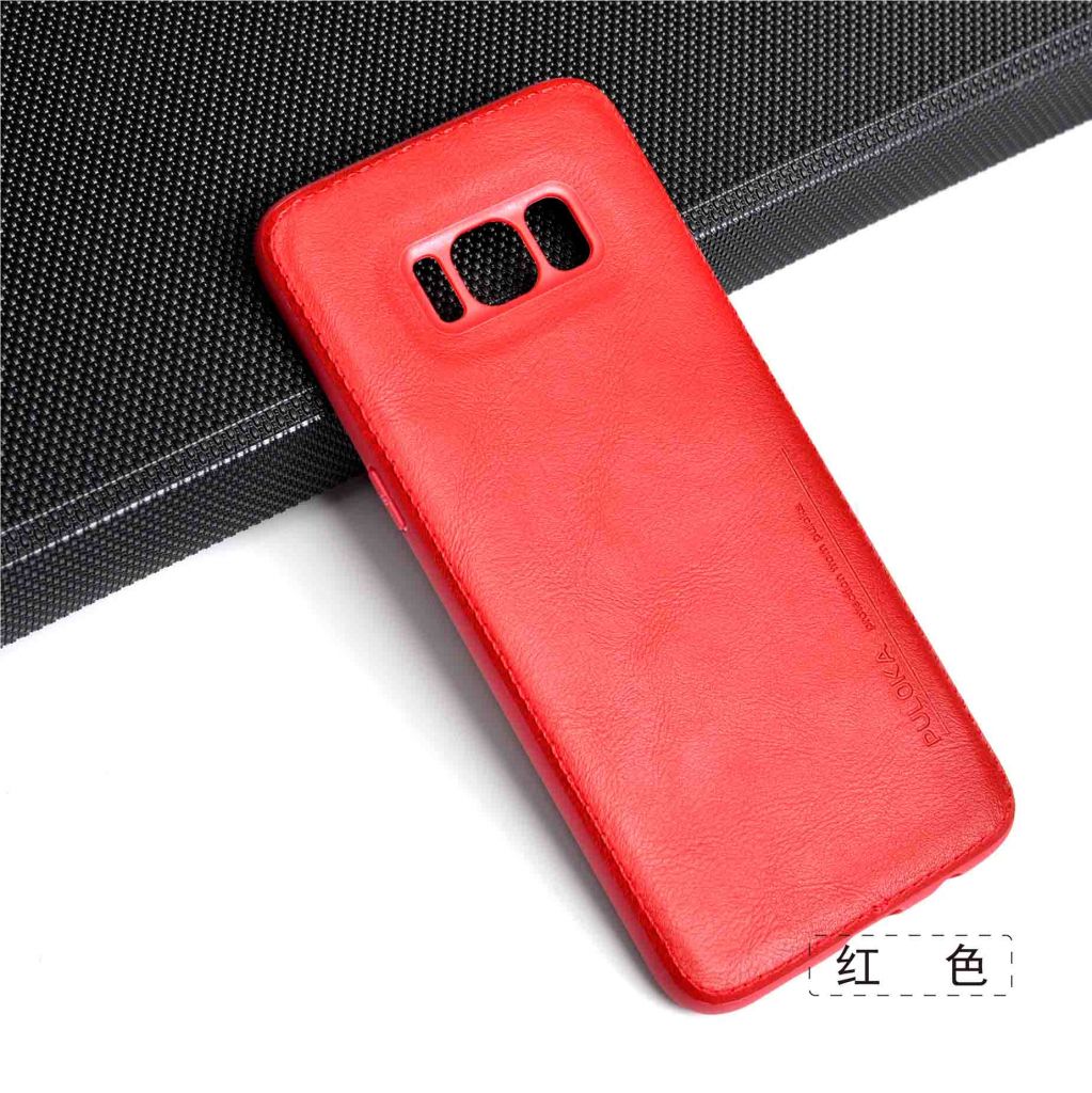 PULOKA High Quality TPU PC PU Leather Phone Case For iphone X 7 S9P