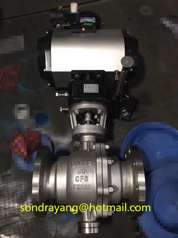 Worm Gear Fixed Ball Valve