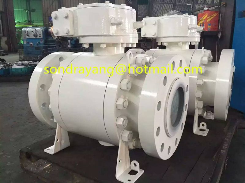 500lb Three Pieces Forged Trunnion Ball Valve