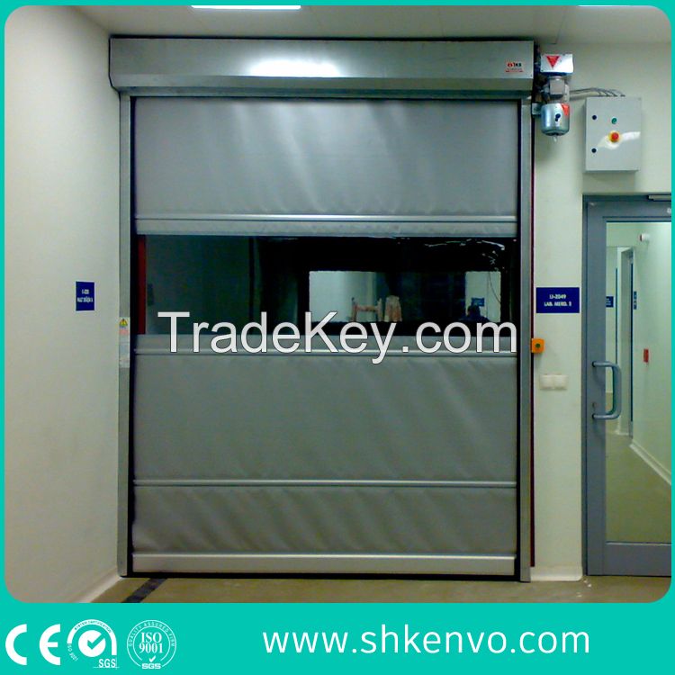 Automatic Industrial PVC Fabric Hi Speed Fast Rapid Roller Shutter Door