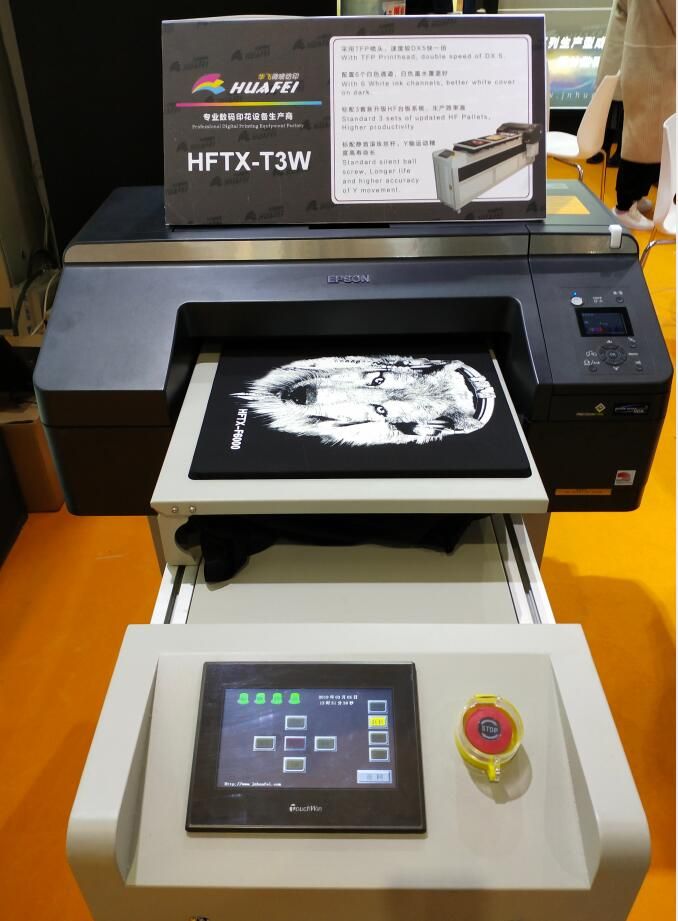 HFTX-T3W T-shirt direct to garment printer machine 