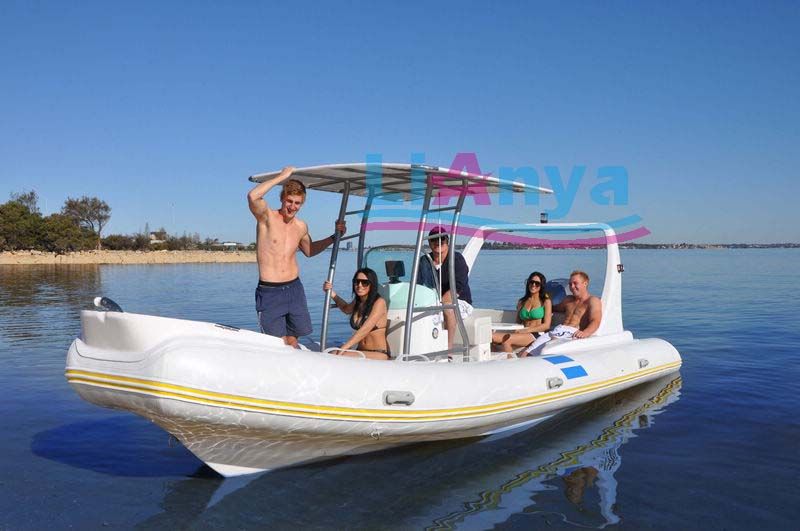 Liya luxury dinghy 660 fishing inflatable boats fiberglass