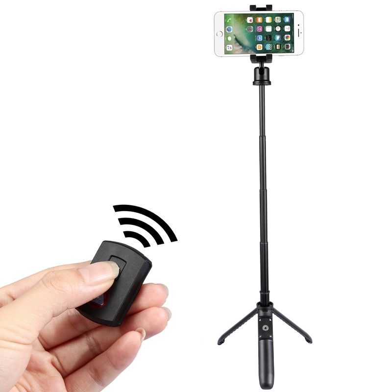 OEM Kingjoy mini bluetooth 3 in 1 selfie stick mobile phone tripod for selfie shooting